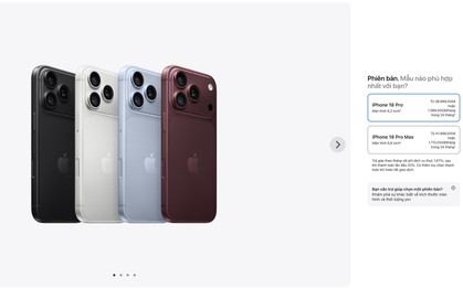 iPhone 18 Pro và 18 Pro Max đồng loạt lên kệ trên toàn cầu, Apple Store Online Việt Nam "cháy hàng" từ sớm