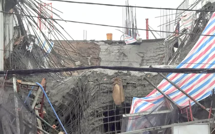 Sập giàn giáo công trình ở Cần Thơ, 3 người bị thương