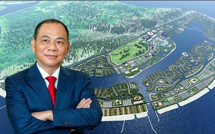Tỷ phú Phạm Nhật Vượng đang cho gần 9.000 người, hơn 2.000 máy móc thi công xuyên ngày đêm tại siêu dự án 18 tỷ USD