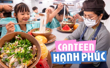 Cận cảnh bữa cơm bán trú của hơn 3.000 học sinh Nguyễn Bỉnh Khiêm: Nguyên "food tour" Âu, Á, Nhật - Hàn và cả khu làm bánh riêng