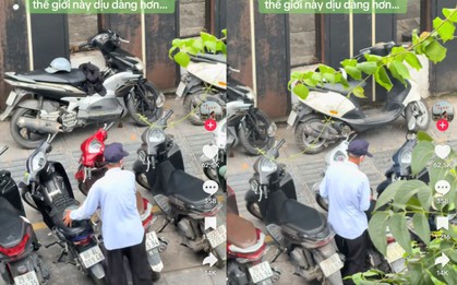 Clip 21 giây về chú bảo vệ quán cafe trong ngày mưa, một thói quen khiến ai cũng phải nhớ mặt