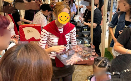 Bắt gặp 1 Chị Đẹp đứng bán bánh kẹo ở siêu thị, kiếm tiền nuôi chồng diễn viên không đóng phim suốt 8 năm qua