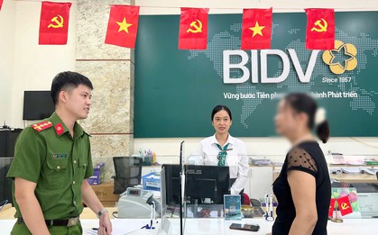 Phát hiện người phụ nữ SN 1970 đến chuyển khoản 25.000.000 đồng, nhân viên ngân hàng BIDV lập tức trình báo Công an chặn đứng giao dịch