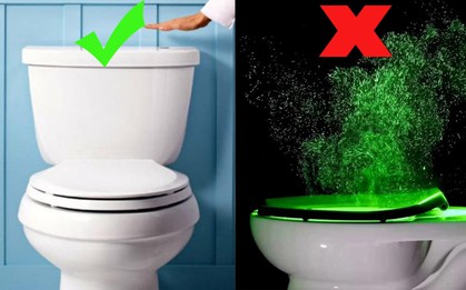 Đậy nắp bồn cầu có tác dụng gì?