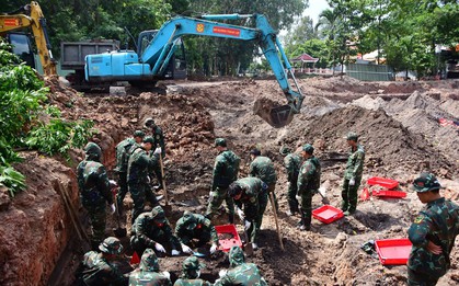 564 hài cốt liệt sĩ đã được tìm thấy tại Công viên Lê Thị Riêng