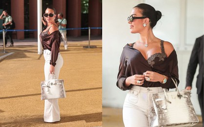 Bóc giá outfit của Georgina - vợ Ronaldo: Đeo nhẫn 100 tỷ, xách túi sang nhưng 1 món đồ chỉ có giá 2 triệu đồng