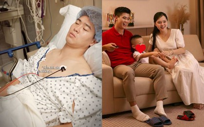 Sau ca phẫu thuật chấn thương tại Mỹ, Duy Mạnh nói điều xúc động về vợ tiểu thư Hà thành