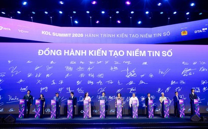 KOL Summit 2026: 34 CLB Niềm tin số và 1.500 khách mời ký cam kết đồng hành kiến tạo niềm tin số