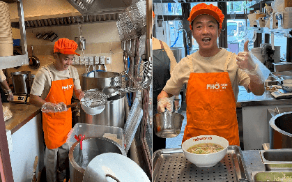Cường Đô La bán thêm phở ở Quận 1, TP HCM