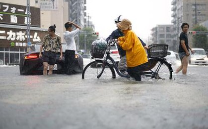Nagoya hứng lượng mưa kỷ lục, hơn 1 triệu người nhận lệnh sơ tán