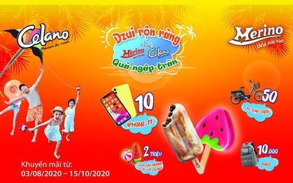 Hè này, săn 2 triệu niềm “dzui” khi thưởng thức kem Celano & Merino