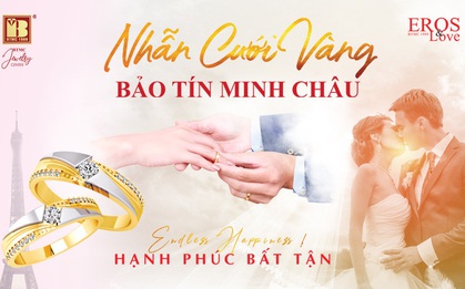Mua nhẫn cưới vàng trúng quà sang tại Bảo Tín Minh Châu