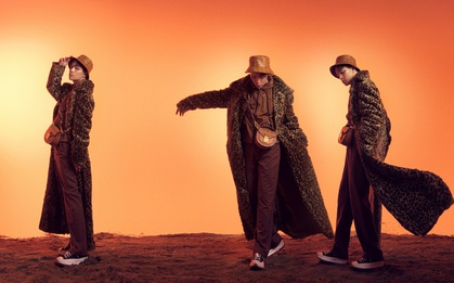 Fashionisto Kelbin Lei biến tấu ấn tượng BST Thu Đông 2020 của thương hiệu MCM