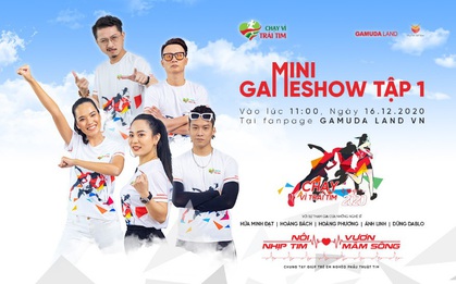 Hoàng Bách, Hứa Minh Đạt cùng dàn sao lăn xả hết mình trong gameshow gây quỹ từ thiện “Chạy vì trái tim 2020”