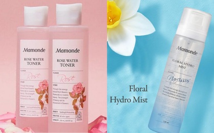 F5 làn da cùng 5 loại toner siêu cấp ẩm của Mamonde giá từ 299K, nàng rạng rỡ đi tiệc tùng năm mới