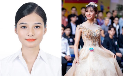 Dùng ảnh chân dung thi hoa khôi, nữ sinh vẫn được yêu thích nhất nhì tại Miss HUTECH