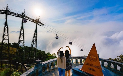 Ngắm nhìn núi Bà Đen Tây Ninh đẹp vi diệu những ngày đầu xuân