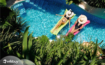 Xuất hiện khách sạn ngay trung tâm Sài Gòn mà cứ ngỡ là resort nào đó ngoài biển, nhiều góc “chill” xỉu lại chuẩn “tropical vibe”