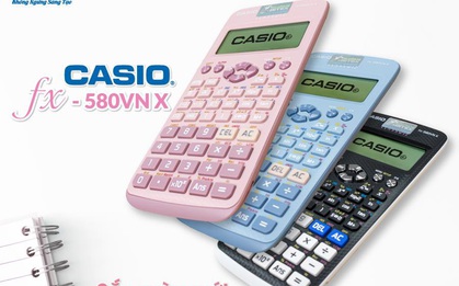 Fan CASIO phấn khích tột độ với visual mới của CASIO fx-580VN X