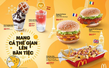 Tour ẩm thực Châu Âu tại McDonald’s