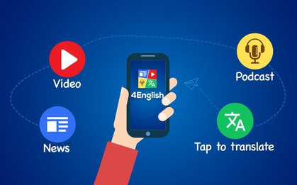 Ứng dụng "Make in Vietnam" giúp bạn vừa đọc báo vừa học tiếng Anh, một công đôi việc