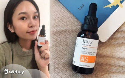 Review chân thật dầu dưỡng da Kiara Argan Oil: Có đúng là da căng mướt - mê không điểm chê?