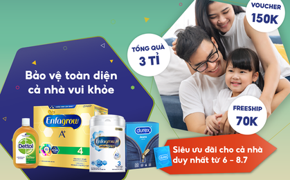 Chọn sản phẩm chăm sóc toàn diện để cả nhà cùng vui khỏe