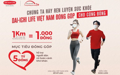 Nàng hậu Đỗ Mỹ Linh rủ Anh Dư trong "Cây Táo Nở Hoa” tham gia “Cung Đường Yêu Thương” cùng Dai-ichi Life Việt Nam