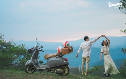 Trên chiếc Vespa! Vespa: Thiên đường lứa đôi