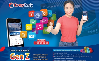 “Ưu đãi 5K” khi đăng ký Gói tài khoản Gen Z của Co-opBank
