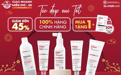 Dr.FORHAIR thương hiệu hàng đầu Hàn Quốc về tóc đã chính thức có mặt tại Chuỗi mỹ phẩm chính hãng Hasaki