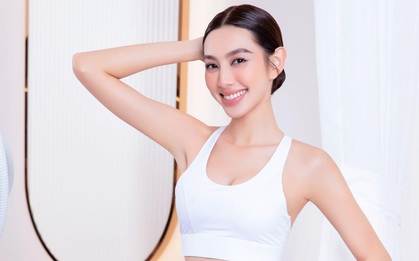 Hoa hậu Thùy Tiên khoe vẻ đẹp rạng ngời tại Thẩm mỹ Quốc tế Linh Anh