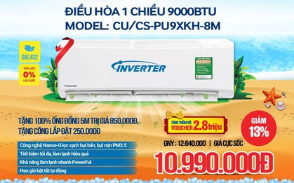 Top 5 điều hoà Panasonic bán chạy đáng mua bậc nhất hiện nay