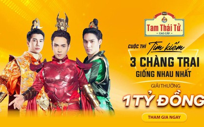 1 tỷ tiền mặt dành cho 3 chàng trai giống nhau nhất, bạn có tin không?
