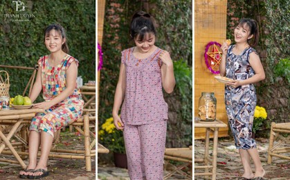 Đồ bộ thương hiệu Thành Duyên giúp phụ nữ ở nhà nhưng không xuề xòa