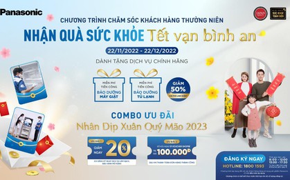 Rủ nhau bảo dưỡng đồ gia dụng cuối năm với gói bảo dưỡng chuẩn Nhật từ Panasonic