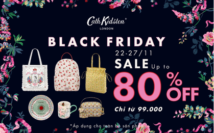 Bạn yêu hoa lá, phong cách cổ điển - đừng bỏ lỡ siêu Sale Black Friday của Cath Kidston!