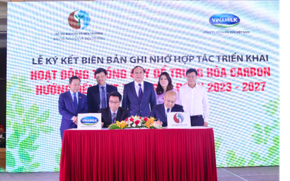 Tiếp nối thành công quỹ 1 triệu cây xanh, Vinamilk tiếp tục hướng đến mục tiêu Net Zero 2050