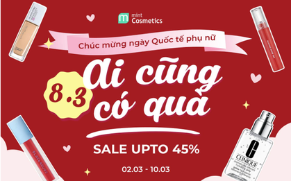 Mint Cosmetics “chiều lòng” chị em, khẳng định “8/3 ai cũng có quà”