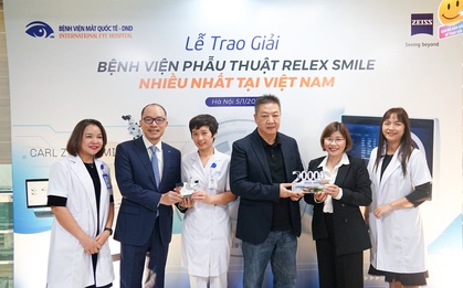 Bệnh viện Mắt Quốc tế DND nhận giải “Bệnh viện phẫu thuật ReLEx SMILE bằng phương pháp của Zeiss nhiều nhất tại Việt Nam”
