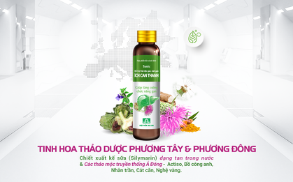 An tâm sống khỏe cùng nước uống giúp khỏe gan, tăng thải độc từ kế sữa, atiso và các thảo dược