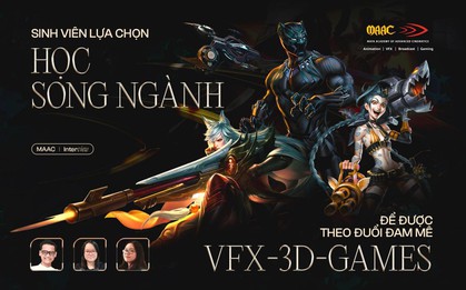Sinh viên lựa chọn học song ngành để được theo đuổi đam mê VFX-3D-GAMES