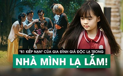 ''Giúp'' cô bé mất trí nhớ, gia đình giả gặp 7749 kiếp nạn trong series Nhà Mình Lạ Lắm! trên K+