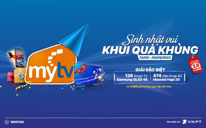 “Sinh nhật vui - Khui quà khủng”, truyền hình MyTV tri ân khách hàng
