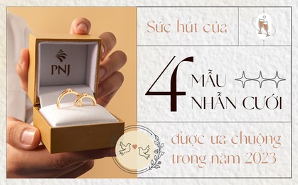 Sức hút của 4 mẫu nhẫn cưới được ưa chuộng trong năm 2023