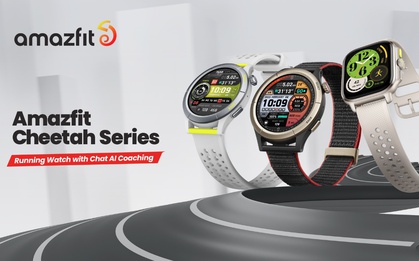Amazfit ra mắt Series Cheetah có huấn luyện viên AI và loạt tính năng mới cho tập luyện