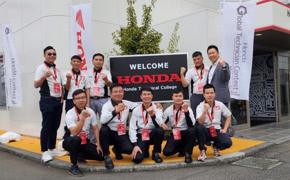 Honda Việt Nam khiến cả thế giới trầm trồ tại Hội thi Kỹ thuật viên xe máy thế giới 2023