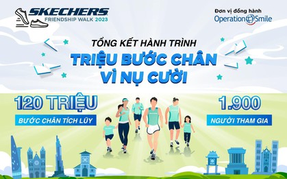 Tổng kết hành trình "triệu bước chân vì nụ cười" của Skechers Friendship Walk 2023
