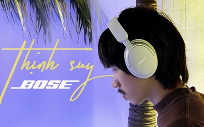 Thịnh Suy và Vũ Thanh Vân nghe nhạc sống di động với Bose QuietComfort Ultra Headphones mới