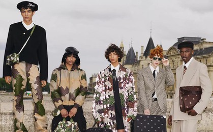 Diễn giải dấu ấn đặc trưng của Pharrell Williams trong BST đầu tiên tại Louis Vuitton